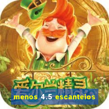 menos 4.5 escanteios